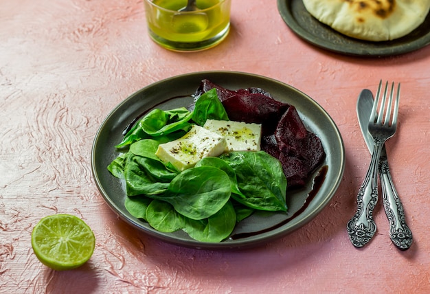 spinach and cheese salad