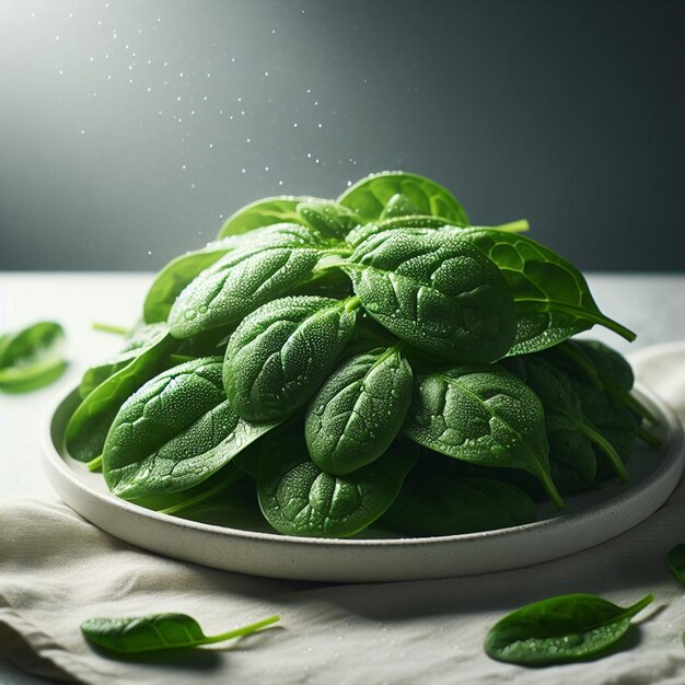 spinach food photograpy