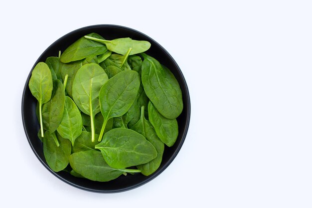 ほうれん草の葉非常に栄養価の高い野菜