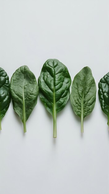 Spinach leaves isolated on white isolated | Premium AI-generated image