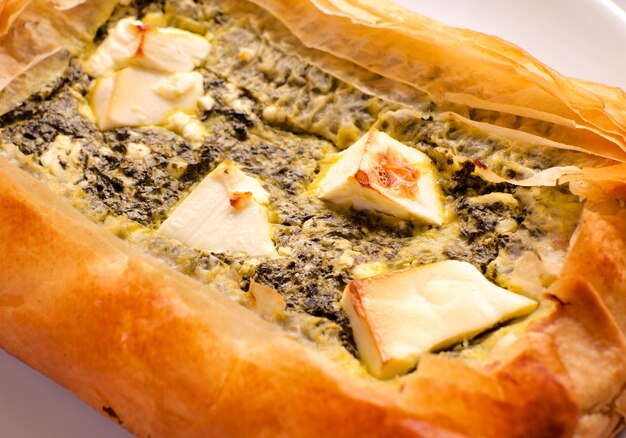 Photo spinach pie