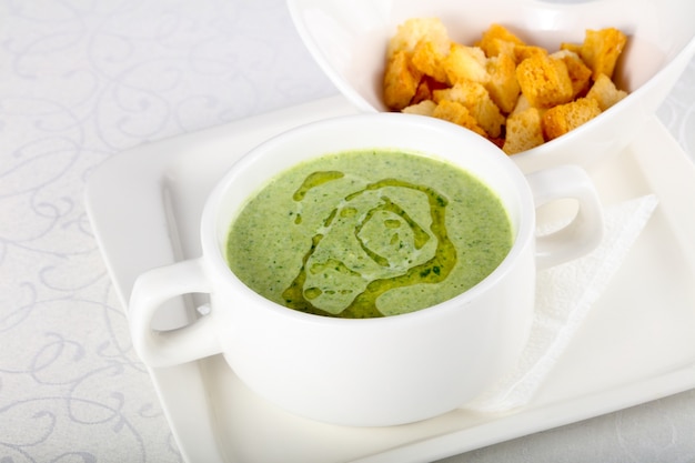 Spinach soup