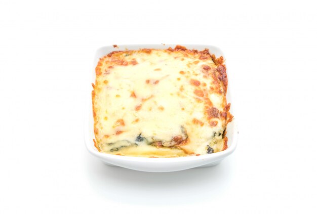 Premium Photo | Spinach with cheese