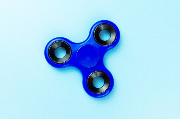 Spinner of blue color