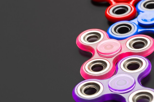 Spinner stress relieving toy isolated