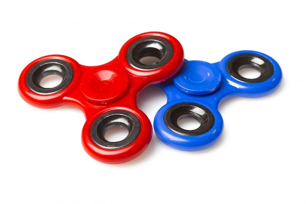 Spinner stress verlichten speelgoed geïsoleerd