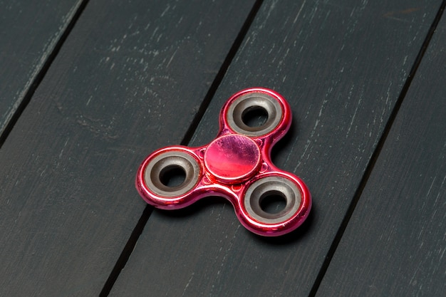 Spinner on a wooden table