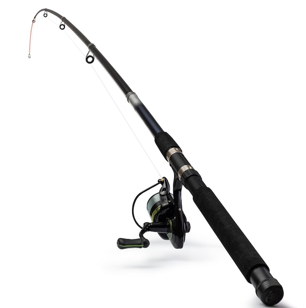 Photo spinning rod for fishing