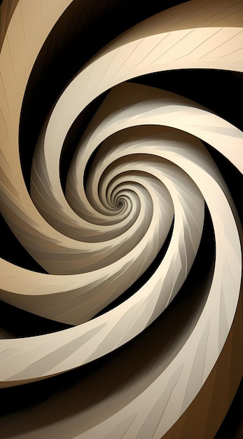 Photo spinning spiral illusion