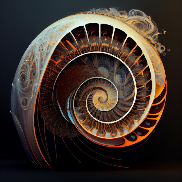 A spiral design with a spiral design that is made by the company de.