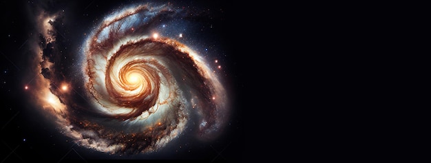 Spiral Galaxy - Elements of This Image Furnished by . High quality photo Generative AI