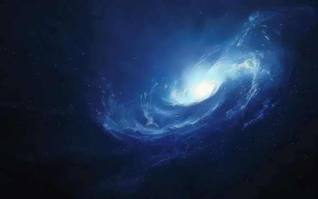 파란색 색조 를 가진 나선형 은하