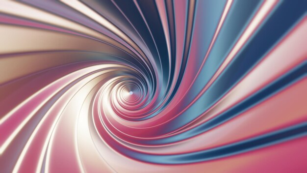 Spiral Infusion A Hypnotic Vortex of Pastel Hues