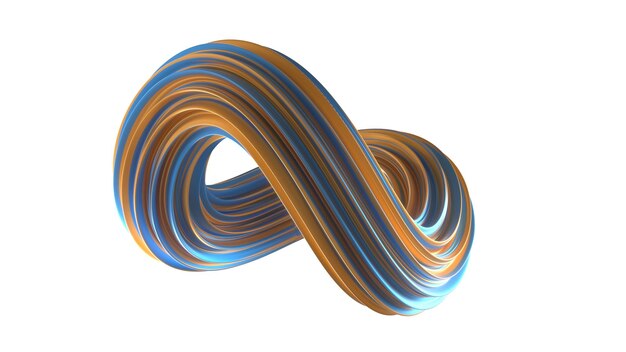 Spiral loop made of d lines