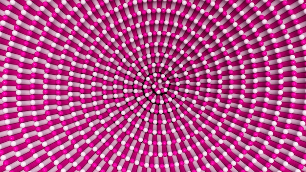 Spiral sprinkle background abstract sprinkles swirl made with\
pink and white sprinkles 3d