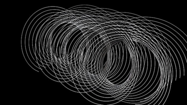 Spiralen van witte lijnen