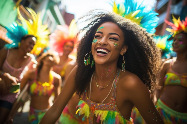 The spirit of Brazil carnival