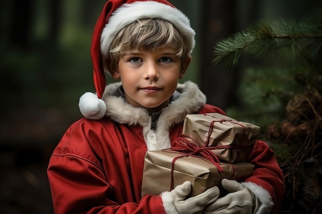 The Spirit of Giving A Young Santa's Journey