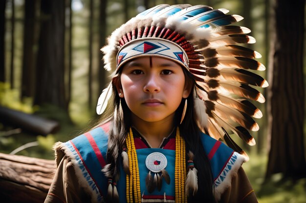 Фото Дух земли увлекает молодых коренных американцев