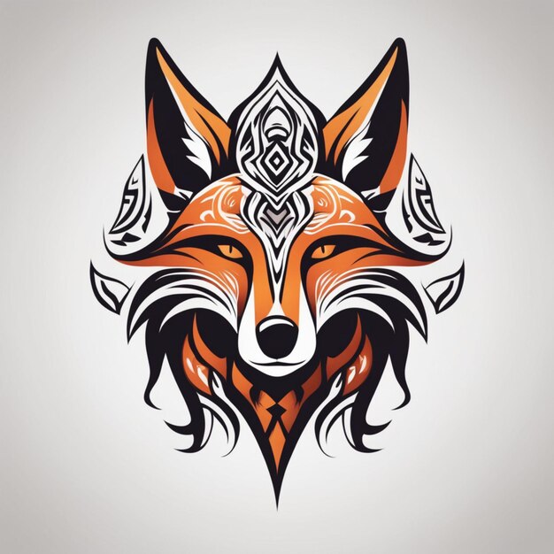 Spirit of the wild tribal fox artistry