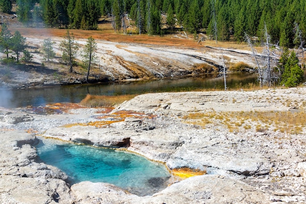 Photo spiteful geyser view