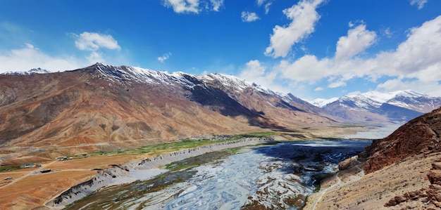 Valle spiti in himalaya