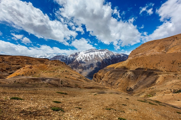 Valle dello spiti in himalaya