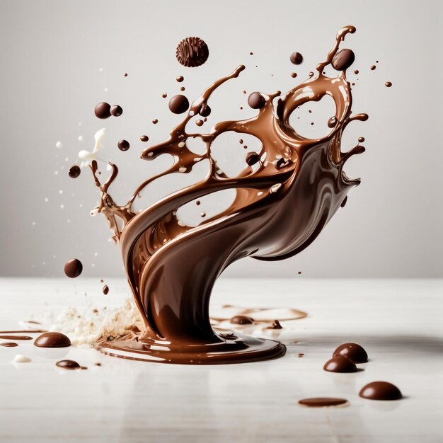 Splash of Chocolate Background