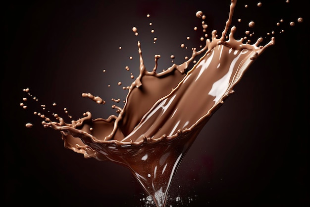 splash of chocolate or Cocoa