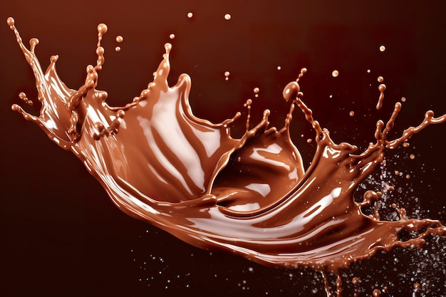 splash of chocolate or Cocoa