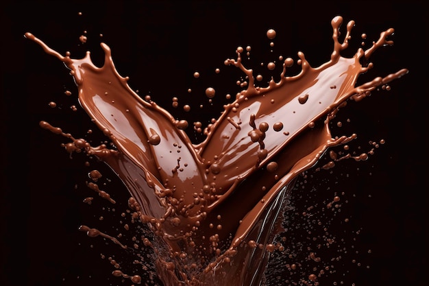splash of chocolate or Cocoa