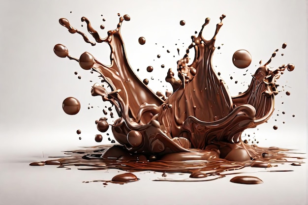 splash of chocolate