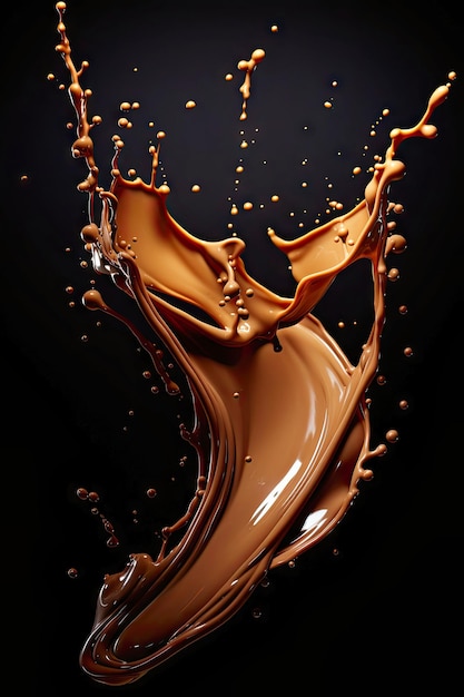 splash of chocolate