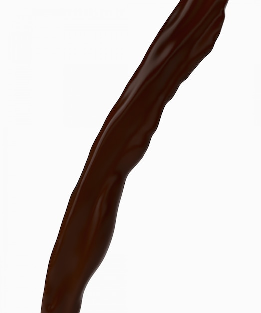 Foto una spruzzata di cioccolato
