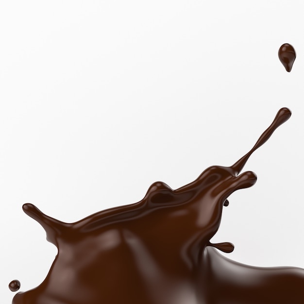 A splash of chocolate. 