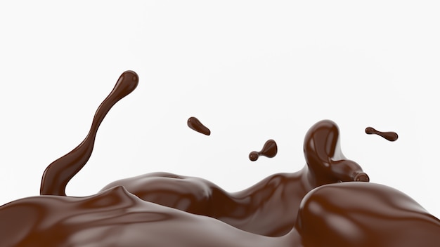 A splash of chocolate. 