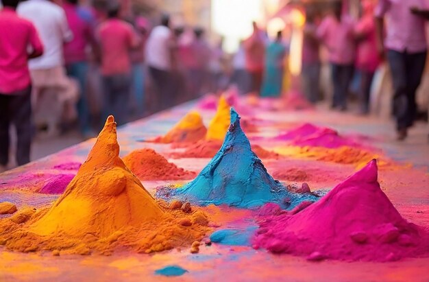 Splash of Colors Celebrating Holi