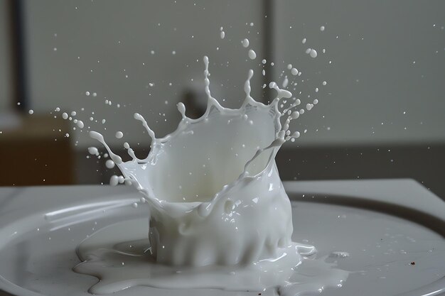 A splash of milk is shown with the words