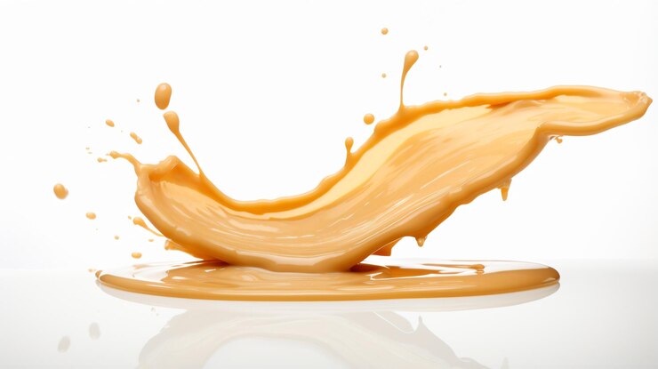 Photo a splash of orange liquid with a splash of orange liquid