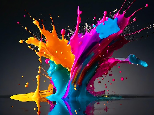 splash paint 4kimage download