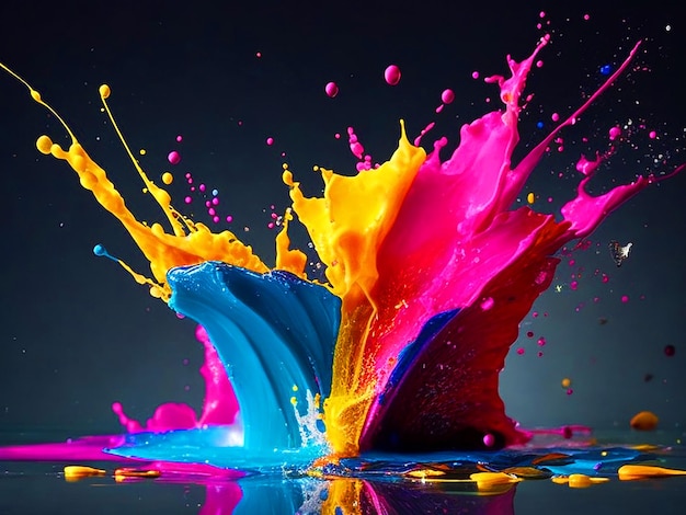 splash paint 4kimage download