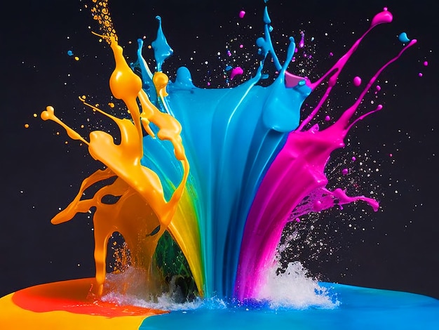 splash paint 4kimage download