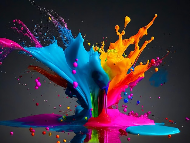 splash paint 4kimage download