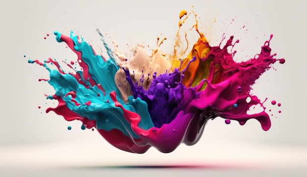 A splash of paint is shown in this image.