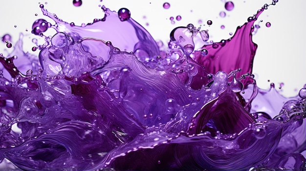 Splash purple colour uhd wallpaper