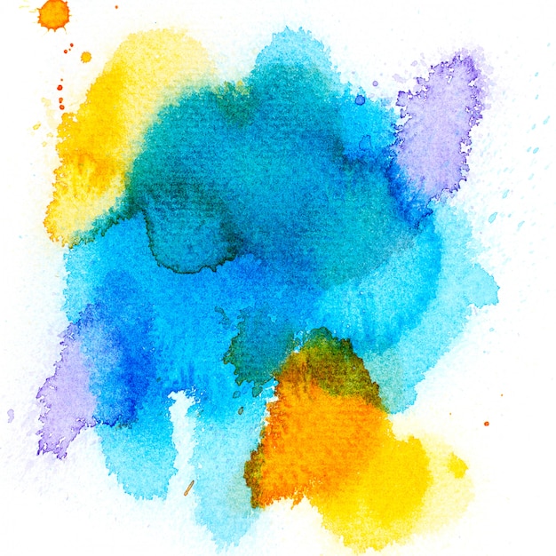 Foto splash splash colorato watercolor.image