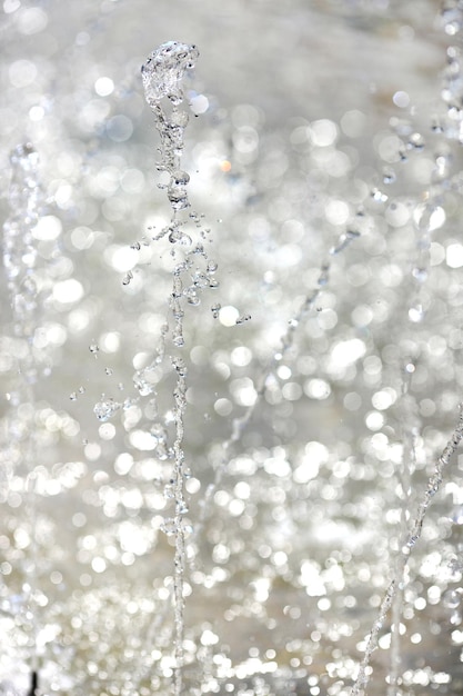 Splash van water in de fontein abstracte afbeelding