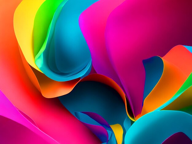 Photo a splash of various colors background design
