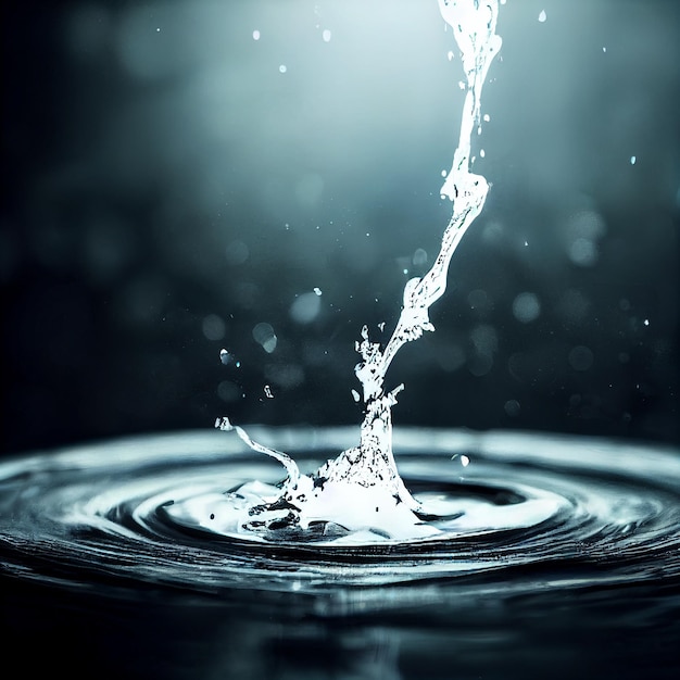 Splash water background