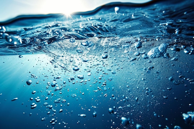 Splash of water on a dark background